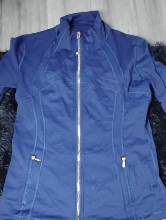 lululemon athletica Sweaters - lululemon athletica Deep Purple Full-Zip Bomber Jacket